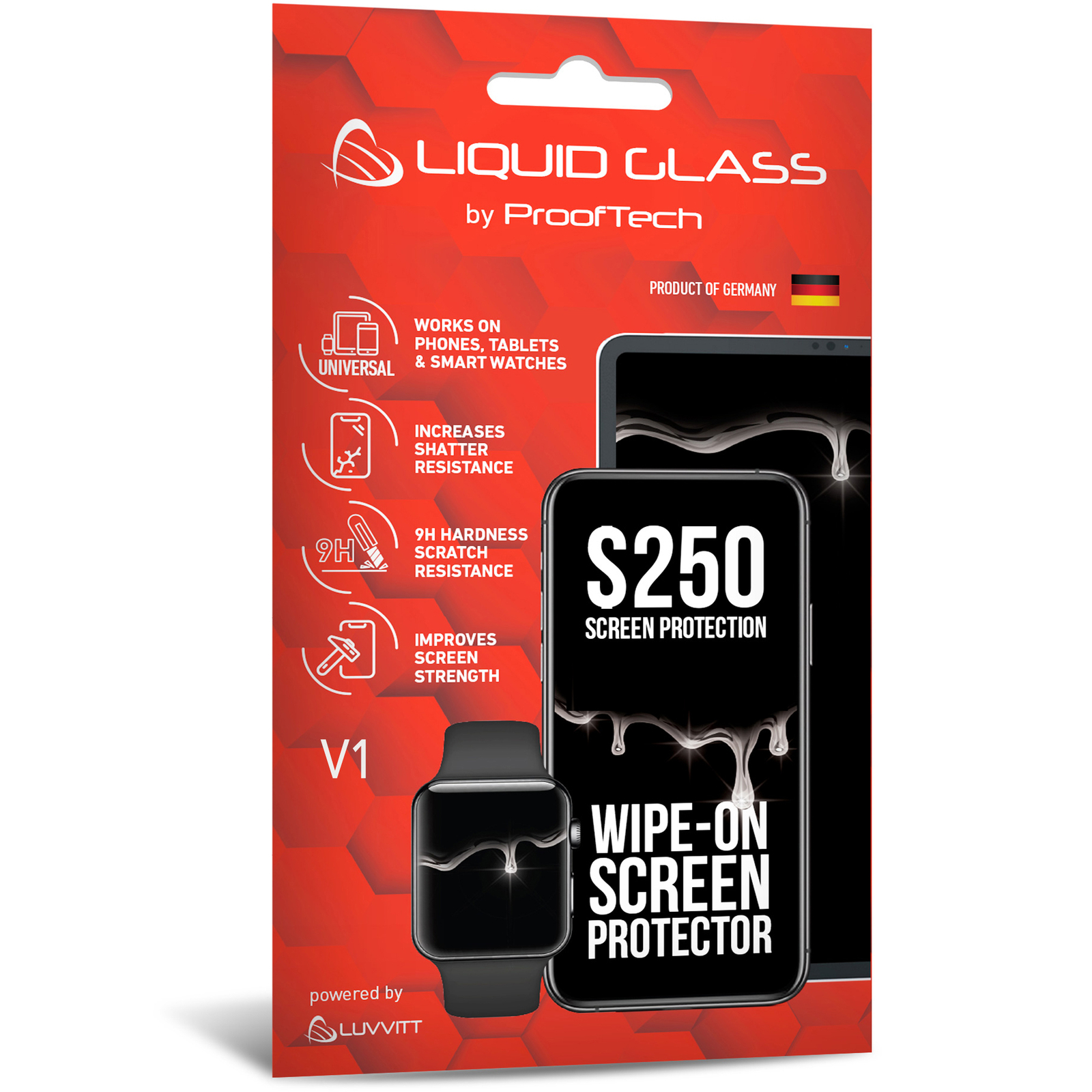 Liquid Glass Screen Protector with $250 Screen Protection Guarantee - Universal Liquid Glass Screen Protector with $250 Screen Protection Guarantee - Universal