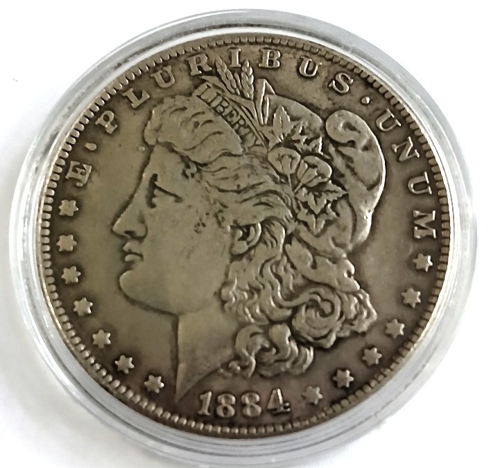 1884 (P) Morgan Silver Dollar 1 ea 90% Pure Silver - Nice Details - Rich Toning 1884 (P) Morgan Silver Dollar 1 ea 90% Pure Silver - Nice Details - Rich Toning