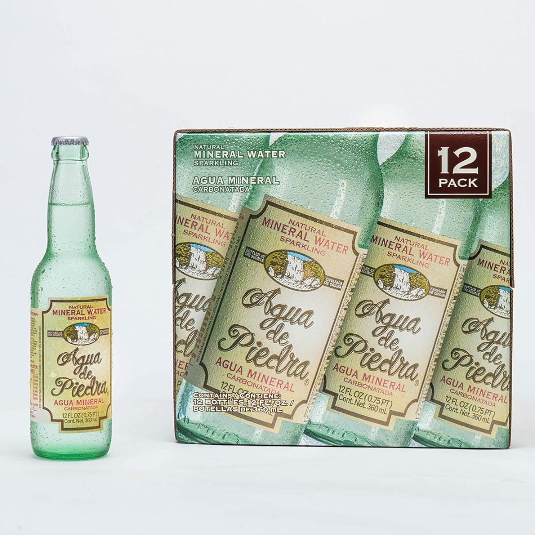 Agua de Piedra Mexican Sparkling Mineral Water 12-Pack 12oz (355ml) Agua de Piedra Mexican Sparkling Mineral Water 12-Pack 12oz (355ml)