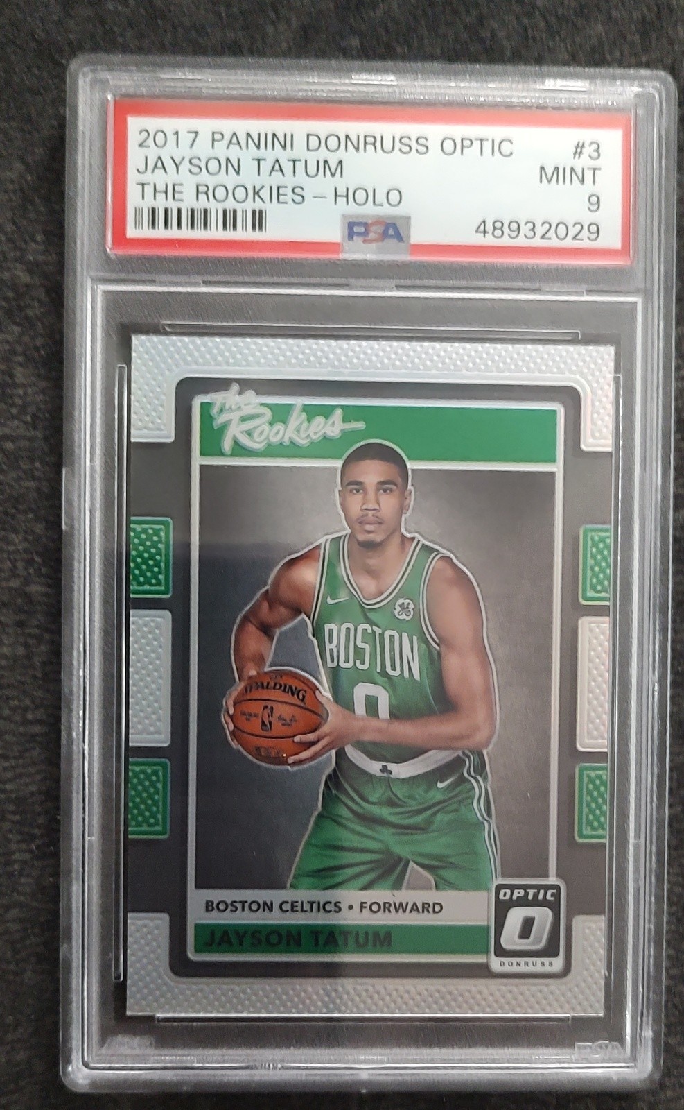 2017-18 Panini Donruss Optic - The Rookies Jayson Tatum #3 Holo Prizm (RC)