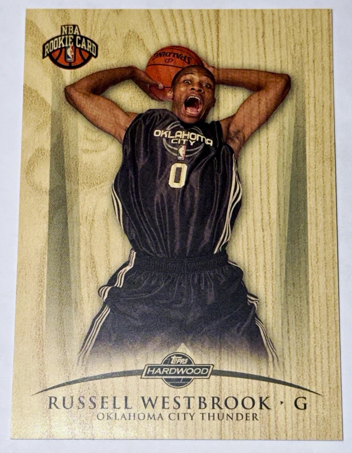 Russell Westbrook 2008-09 Topps Hardwood RC /299 # 104 Thunder Rookie # 105/299 Russell Westbrook 2008-09 Topps Hardwood RC /299 # 104 Thunder Rookie # 105/299
