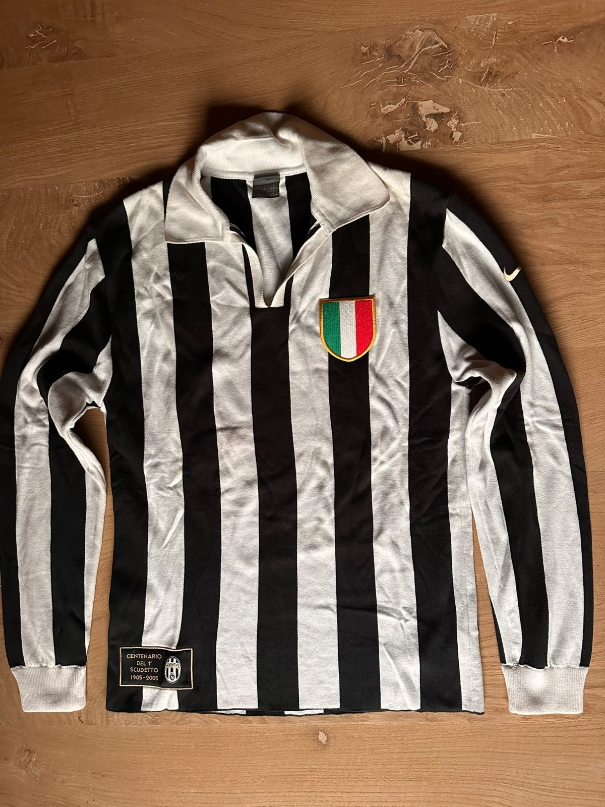 Juventus Jersey Centenary 1* Shield 1905-2005 Nike Vintage Shirt BNWT L NEW
