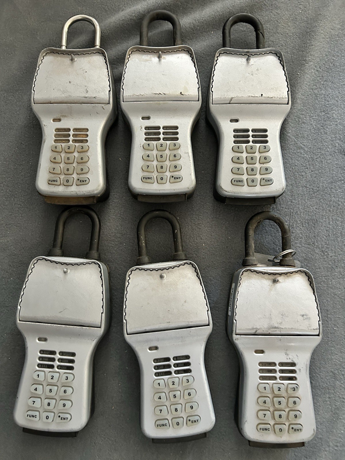SentriLock REALTOR Lockbox Lot of 6 Gen 1 Electronic Real Estate NO CODES USED