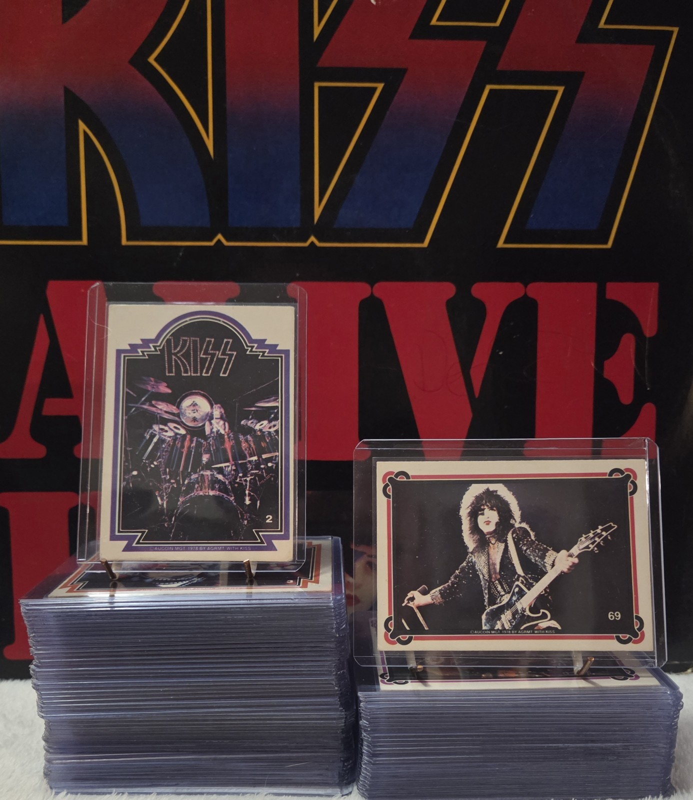 🔥🔥1978 DONRUSS KISS SERIES 1 & 2 (72 PC) TRADING CARD LOT - NO DUPLICATES 