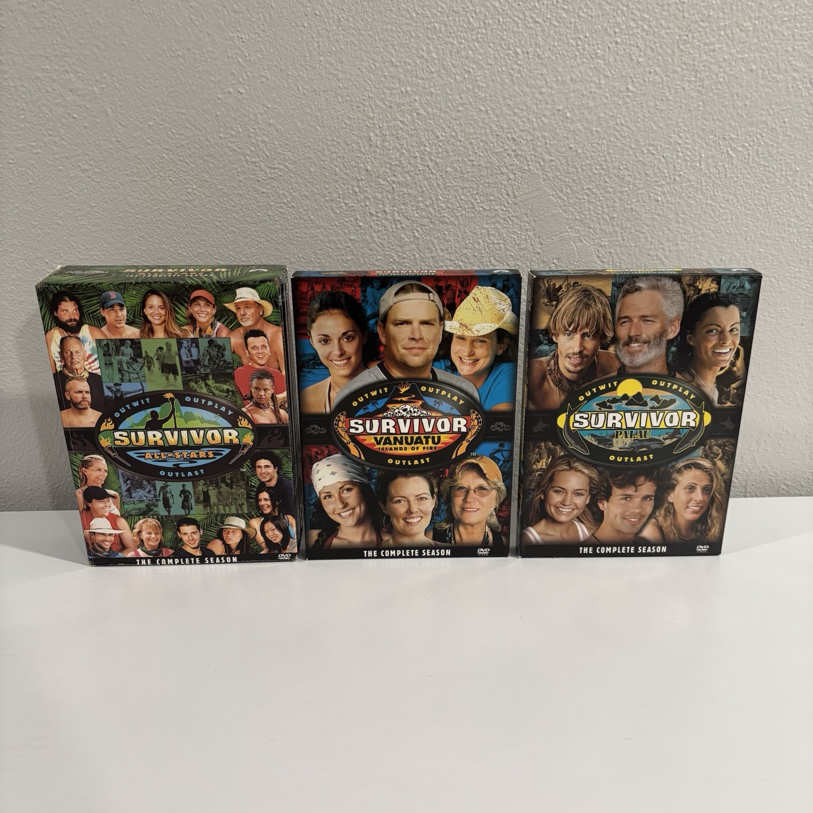 Survivor DVD Lot All-Stars Vanuatu Palau Survivor DVD Lot All-Stars Vanuatu Palau