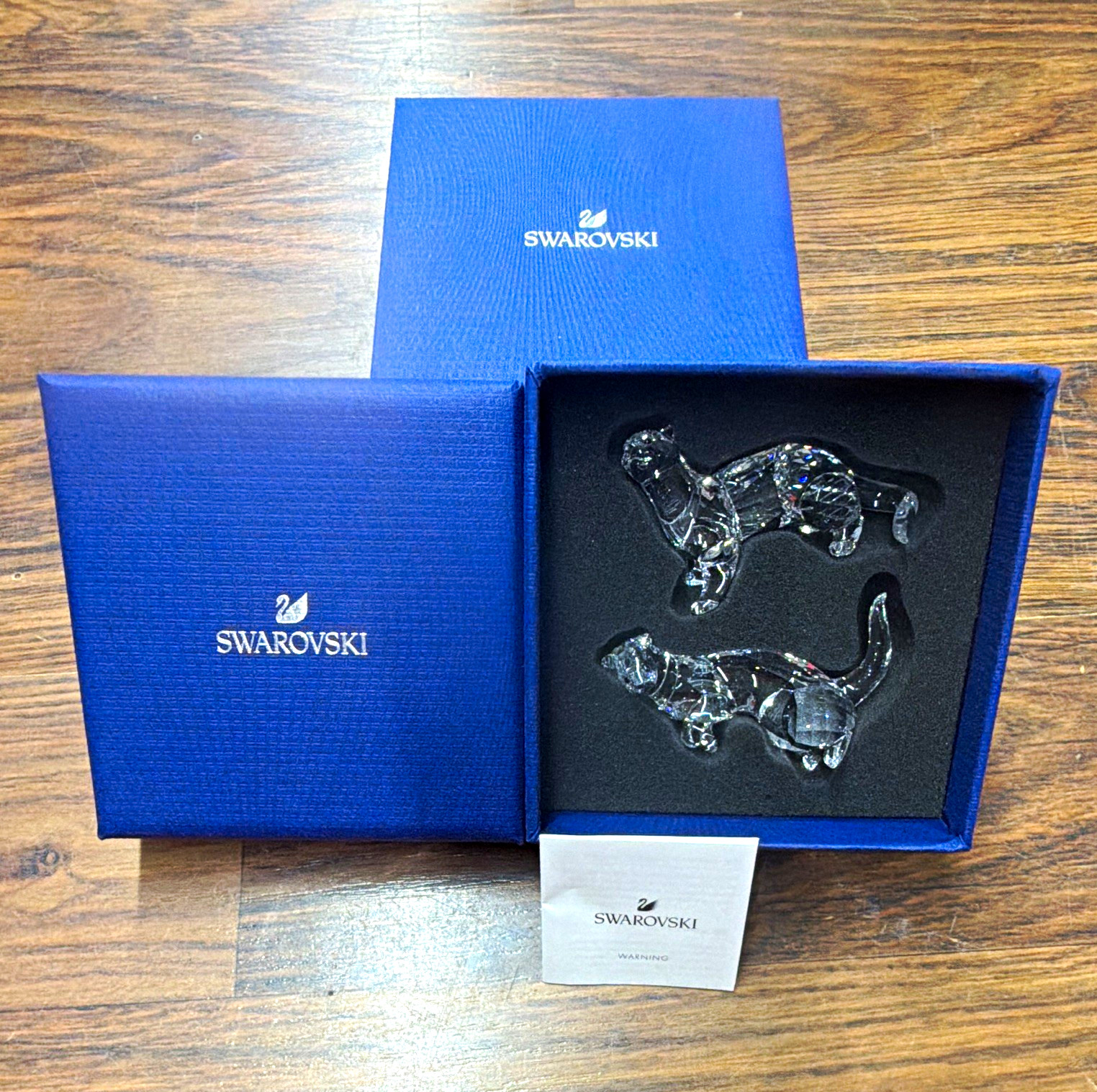 SWAROVSKI OTTERS #5385060 - RARE ENCOUNTERS - W/Box - Retired 2018-19 SWAROVSKI OTTERS #5385060 - RARE ENCOUNTERS - W/Box - Retired 2018-19