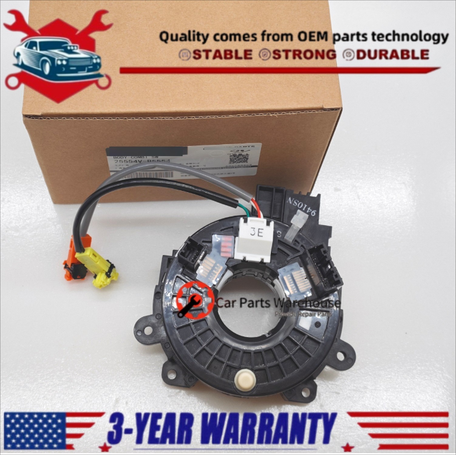OEM NEW Clock Spring For 2007-2013 Infiniti G25 G35 G37 Q40 2015 B5554-1NF0A OEM NEW Clock Spring For 2007-2013 Infiniti G25 G35 G37 Q40 2015 B5554-1NF0A