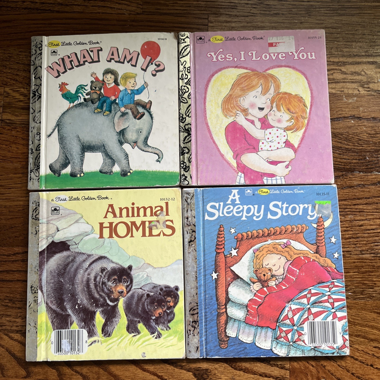 First Little Golden Book Lot Of 4:Hardcover Vintage Children\'s Books First Little Golden Book Lot Of 4:Hardcover Vintage Children\'s Books