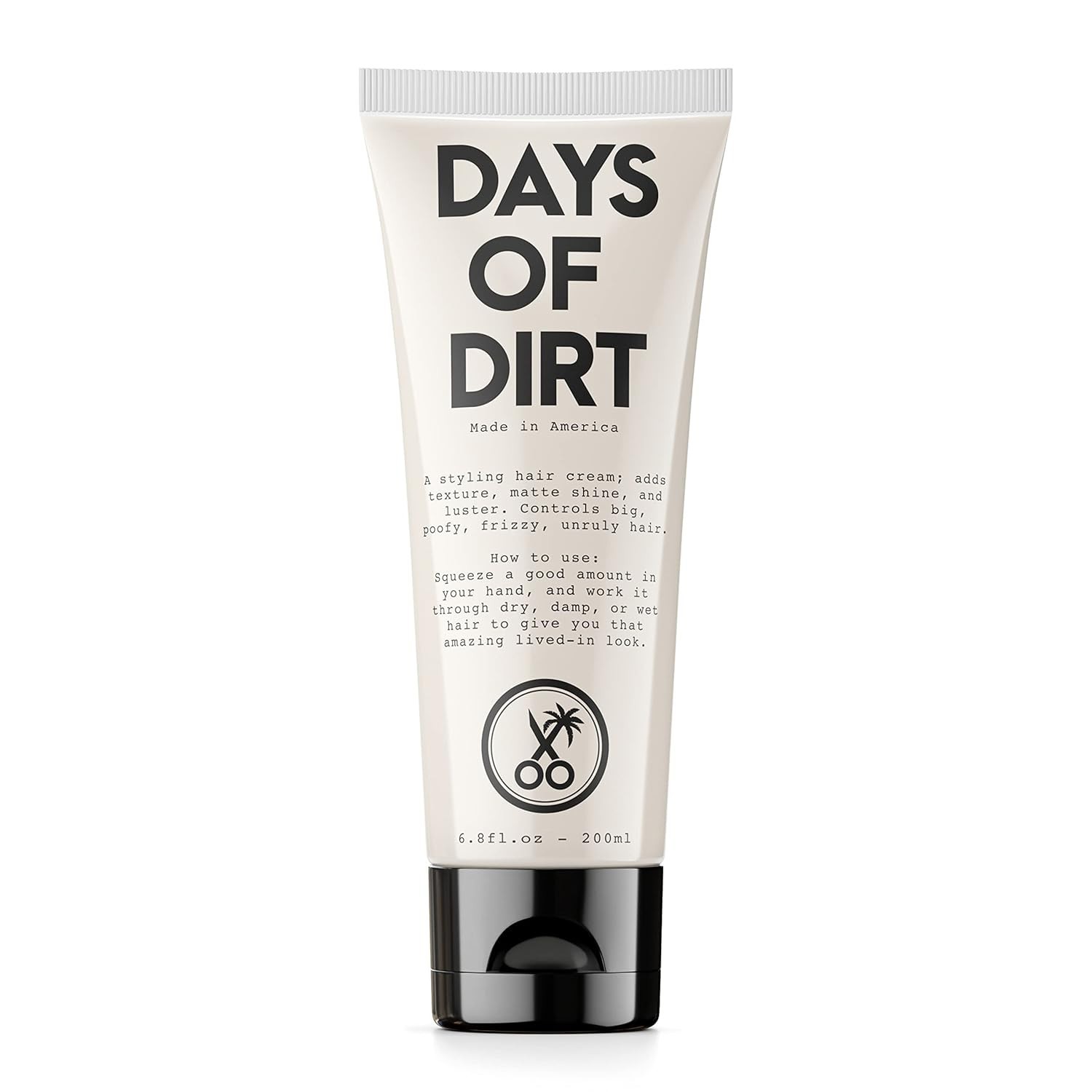 California Born Days of Dirt Hair Styling Cream for Dry, Fluffy, Frizzy, Clean L California Born Days of Dirt Hair Styling Cream for Dry, Fluffy, Frizzy, Clean L