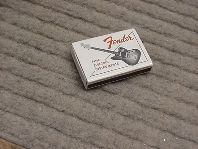 original fender guitar matchbox 60s \ original fender guitar matchbox 60s \