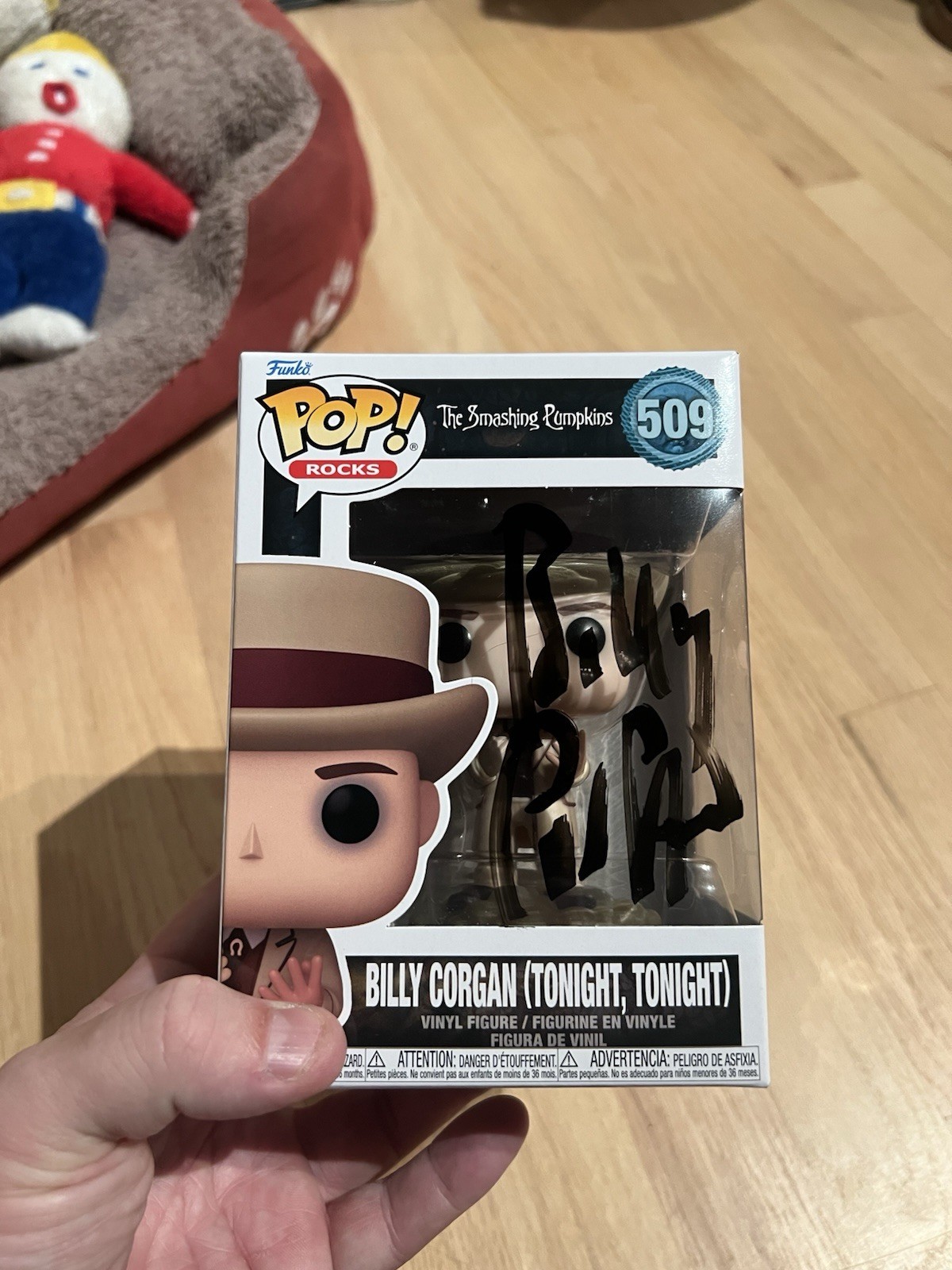 Billy Corgan Smashing Pumpkins Official Funko Pop SIGNED/AUTOGRAPHED In Hand Billy Corgan Smashing Pumpkins Official Funko Pop SIGNED/AUTOGRAPHED In Hand
