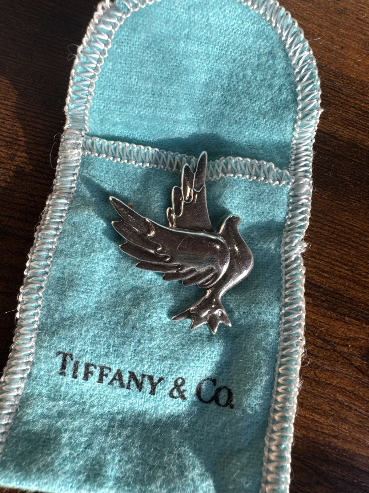 Tiffany & Co. Paloma Picasso Sterling Dove Brooch