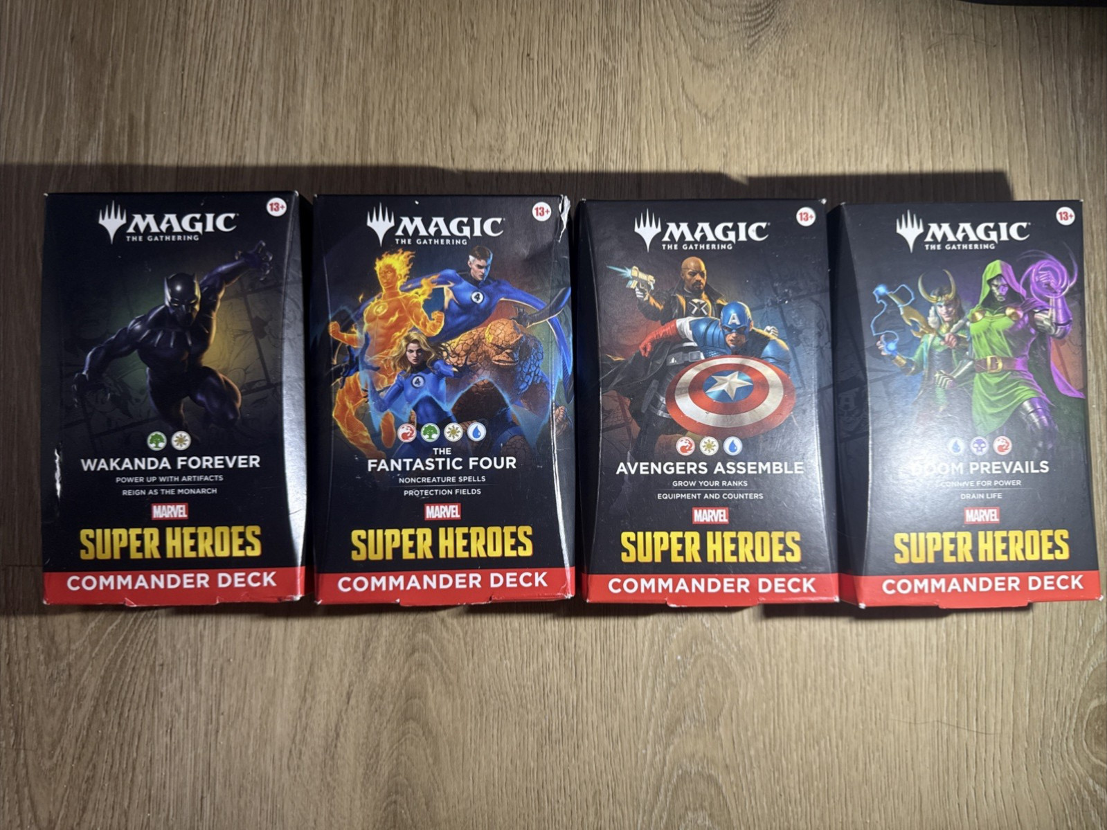 Magic: The Gathering - Marvel Super Heros - Commander Decks Bundle (4 Decks) Magic: The Gathering - Marvel Super Heros - Commander Decks Bundle (4 Decks)