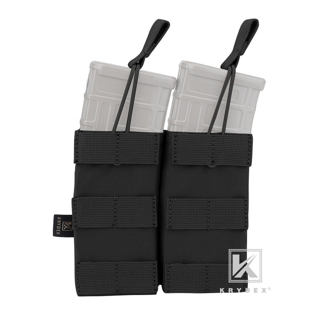 KRYDEX Double 5.56 .223 Open Top Mag Pouch Tactical Magazine Hold Carrier MOLLE KRYDEX Double 5.56 .223 Open Top Mag Pouch Tactical Magazine Hold Carrier MOLLE