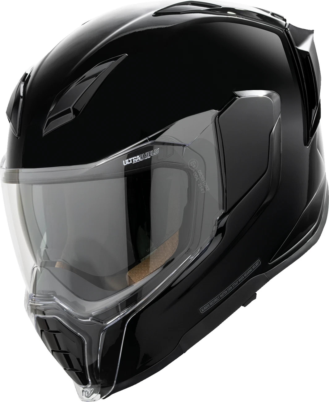 ICON Ultraflite Helmet Full Face Solid MIPS Gloss Black - Pick Adult Size ICON Ultraflite Helmet Full Face Solid MIPS Gloss Black - Pick Adult Size