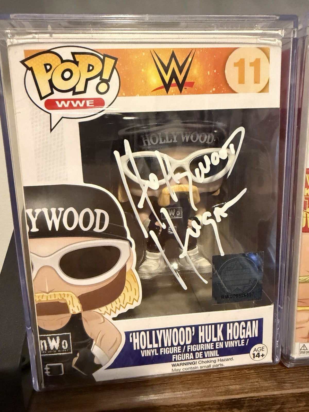 WWE Hollywood Hulk Hogan Signed Funko #11 nWo JSA Witness COA + Case WWE Hollywood Hulk Hogan Signed Funko #11 nWo JSA Witness COA + Case