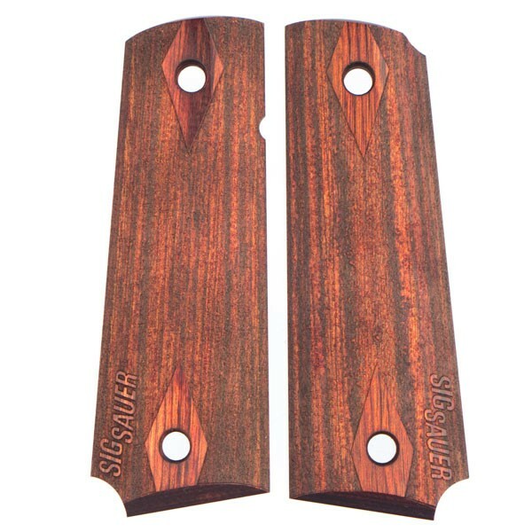 COLT 1911 S1G FACTORY GRIPS 1911 GRIP ROSEWOOD STIPPLED (SIGGRIP1911RSWD)