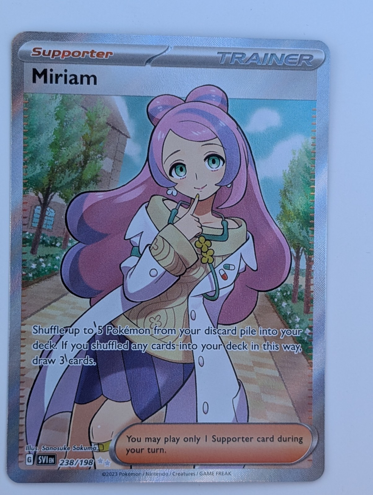 Miriam 238/198 SV01: Scarlet & Violet Base Set Holo Miriam 238/198 SV01: Scarlet & Violet Base Set Holo