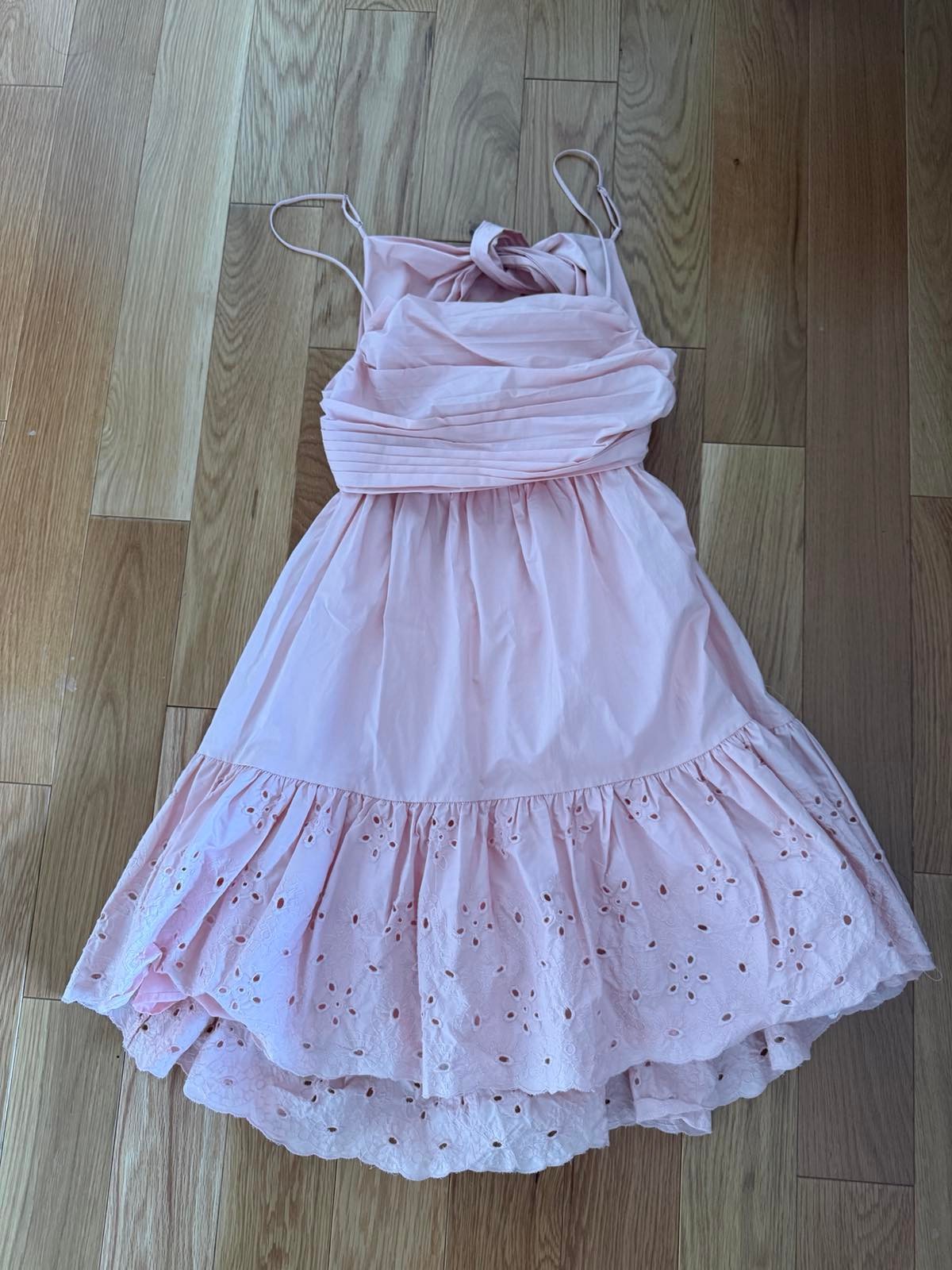 NEW WITH TAGS:  En Saison, Doreen Mini Dress, Baby Pink, Large
