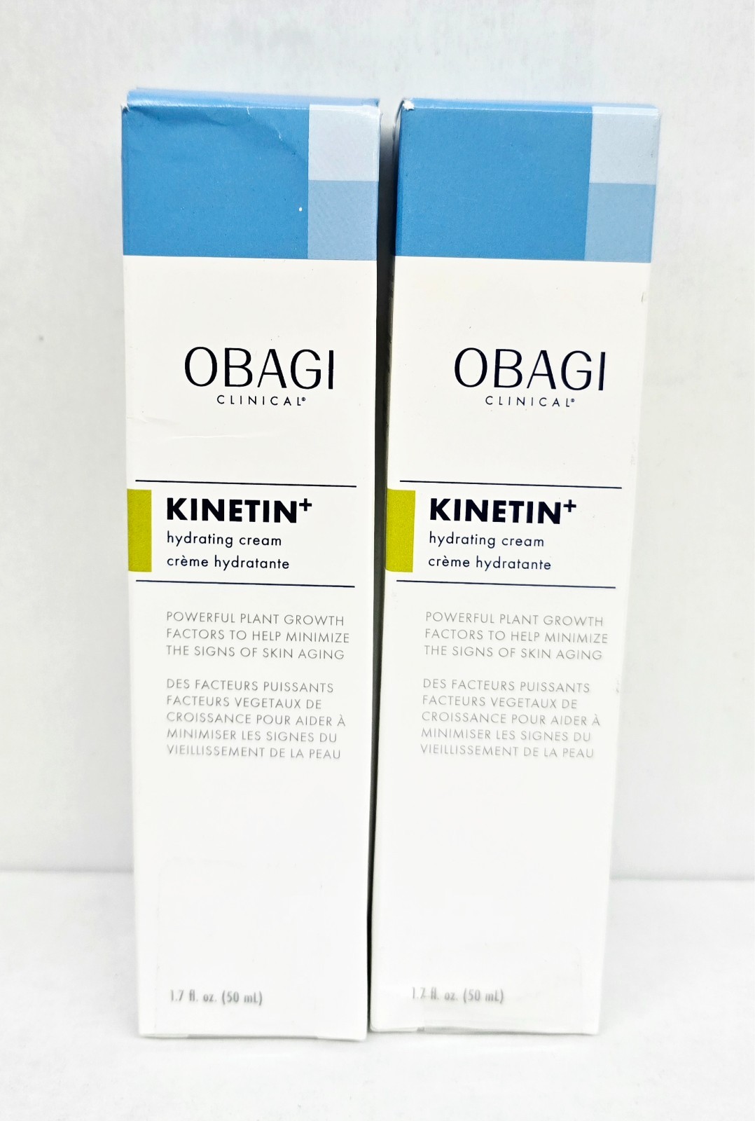 2 PACK OBAGI CLINCAL KINETIN HYDRATING CREAM 1.7 fl.oz 2 PACK OBAGI CLINCAL KINETIN HYDRATING CREAM 1.7 fl.oz