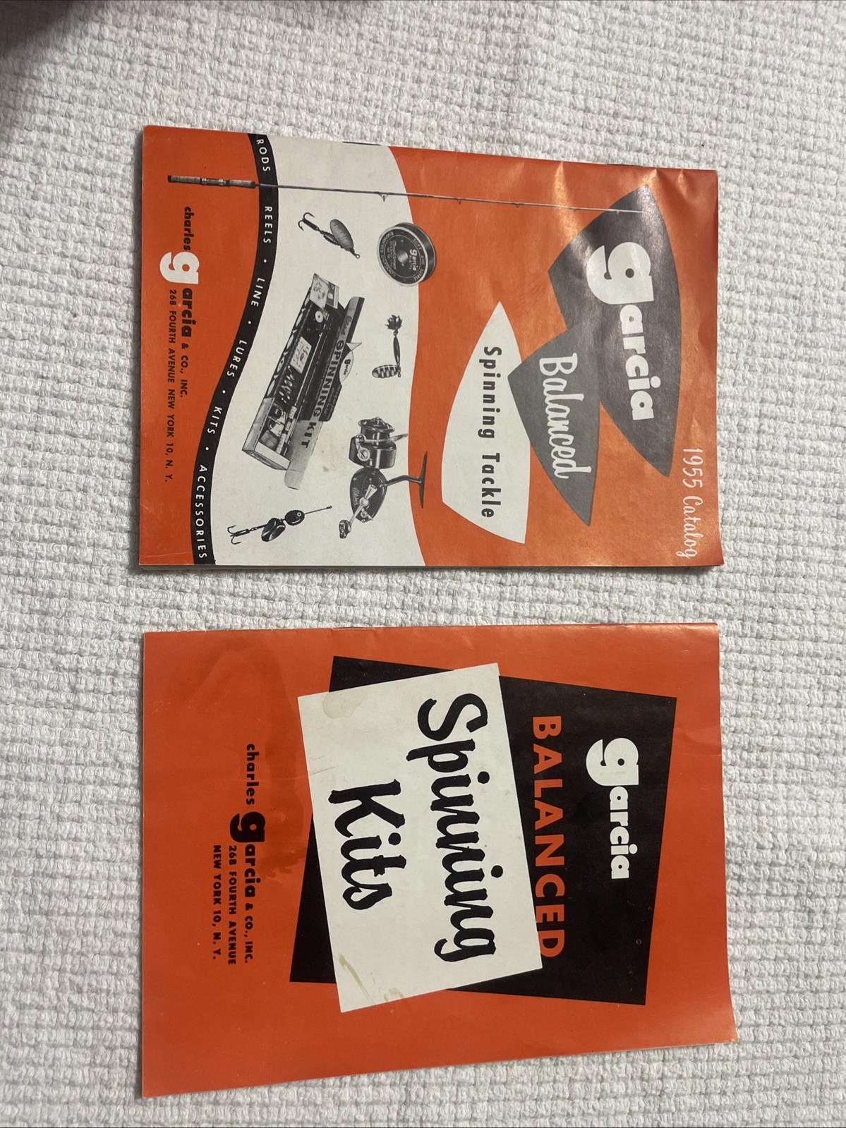 Vintage 1955Garcia 35 page Fishing Rod/tackle Catalog Good Condition + 1 Other Vintage 1955Garcia 35 page Fishing Rod/tackle Catalog Good Condition + 1 Other
