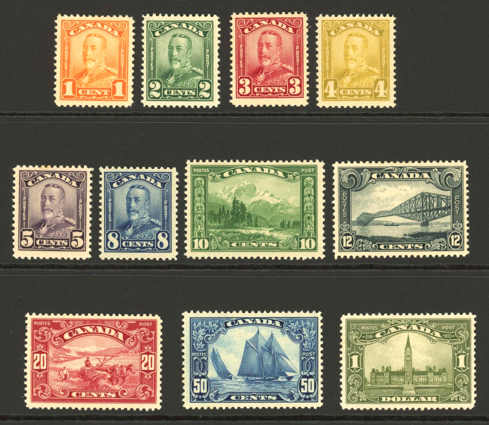 Canada Scott# 149-59 Mint OG Complete Set of 12 SCV $743 (57384)