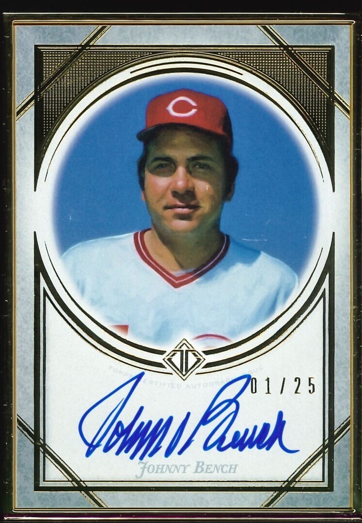 2018 Topps Transcendent Johnny Bench Gold Framed Auto 01/25 eBay 1 of 1 Reds 2018 Topps Transcendent Johnny Bench Gold Framed Auto 01/25 eBay 1 of 1 Reds