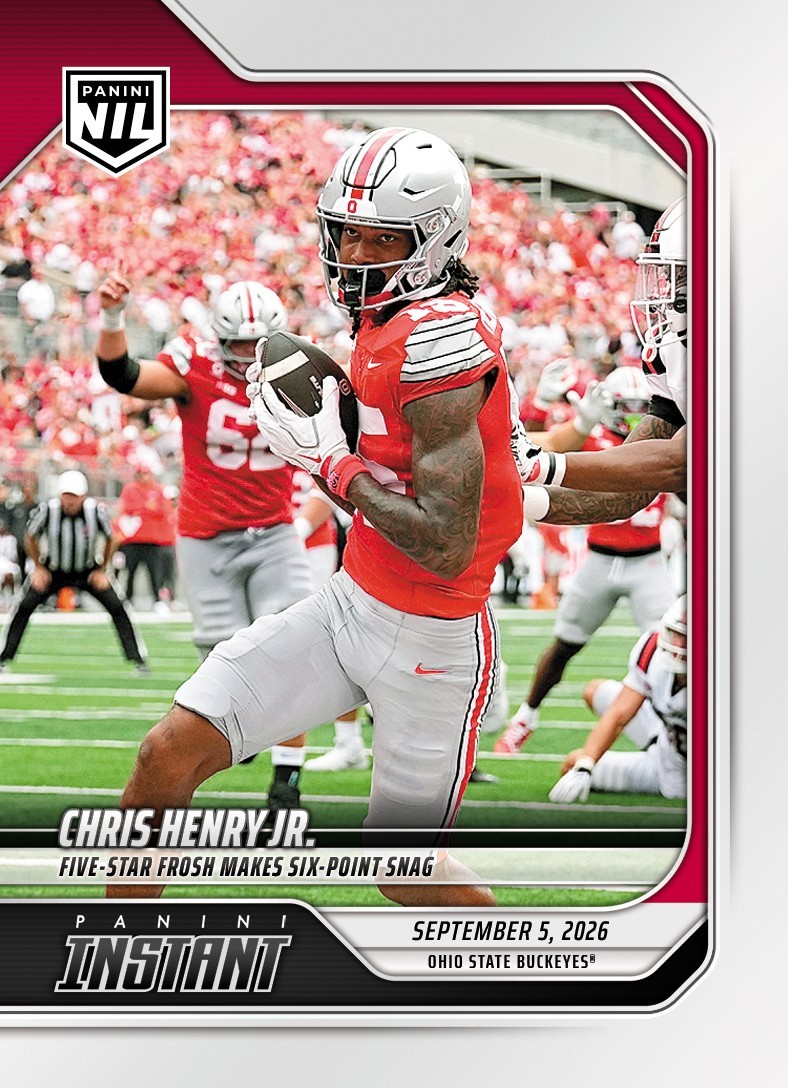 2026 Panini Instant NIL #1-CHJ Chris Henry Jr. Ohio State Buckeyes PRESALE