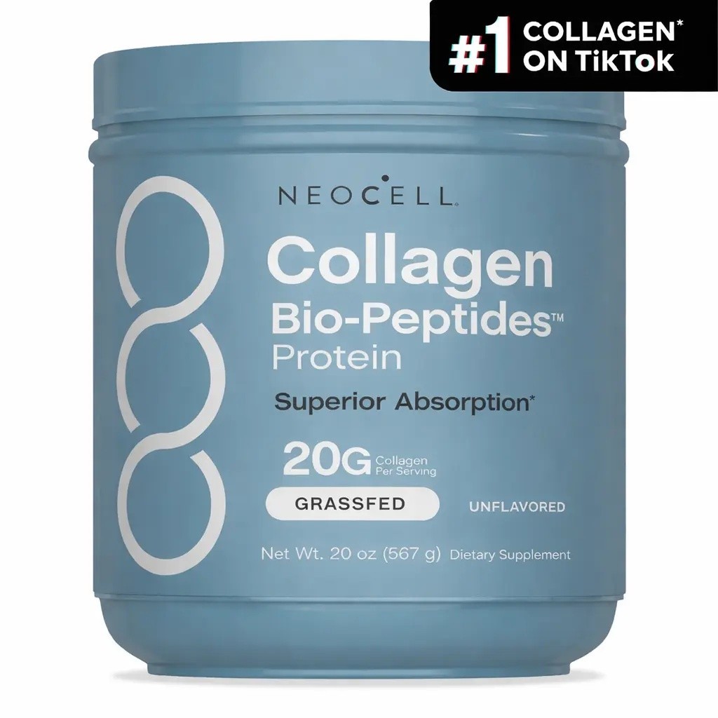 NeoCell Collagen Bio-Peptides Powder 20oz -Grassfed Protein Supplement-Advanced NeoCell Collagen Bio-Peptides Powder 20oz -Grassfed Protein Supplement-Advanced