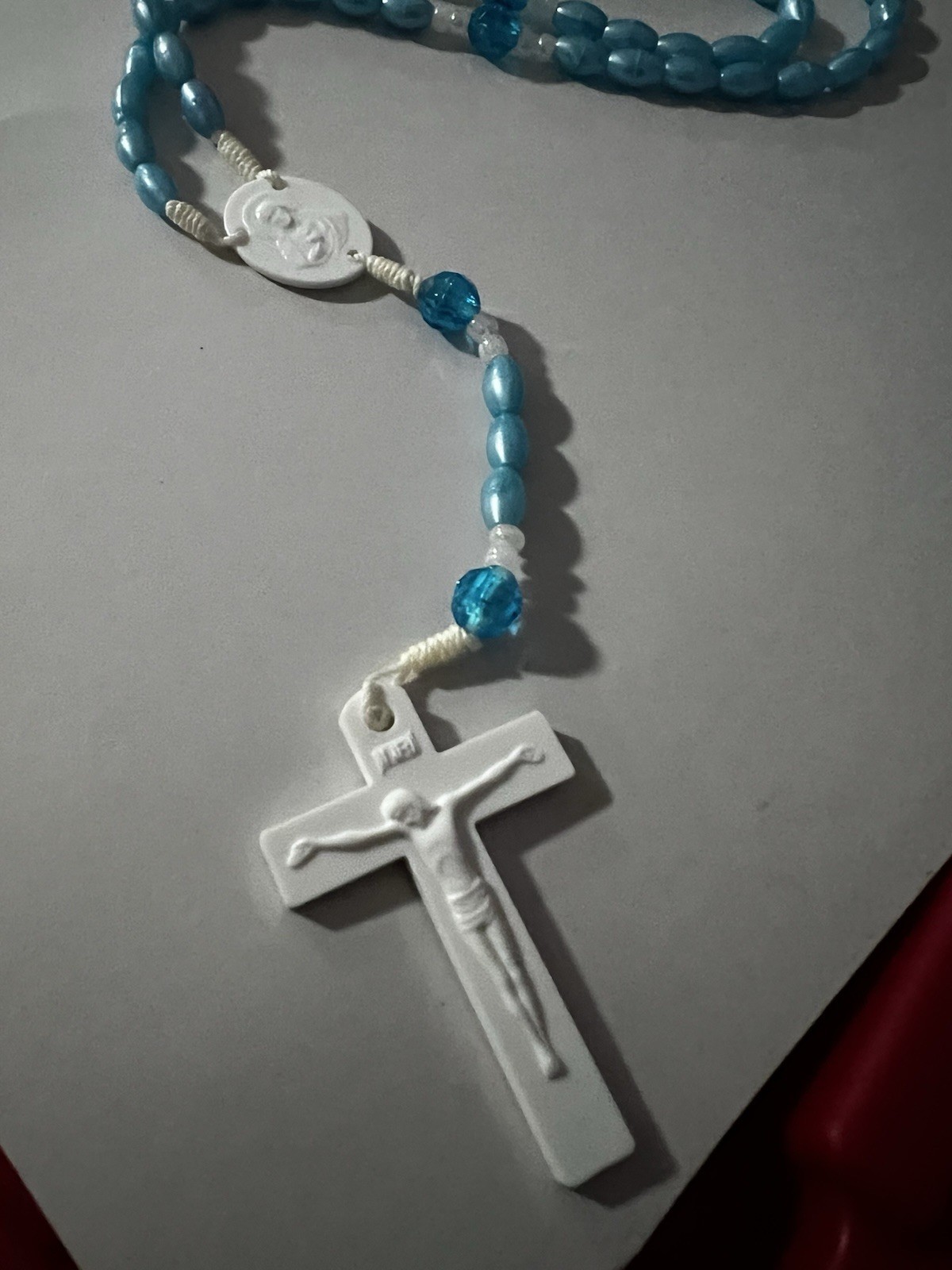 Very Beautiful Acrylic Rosary Blue Very Beautiful Acrylic Rosary Blue