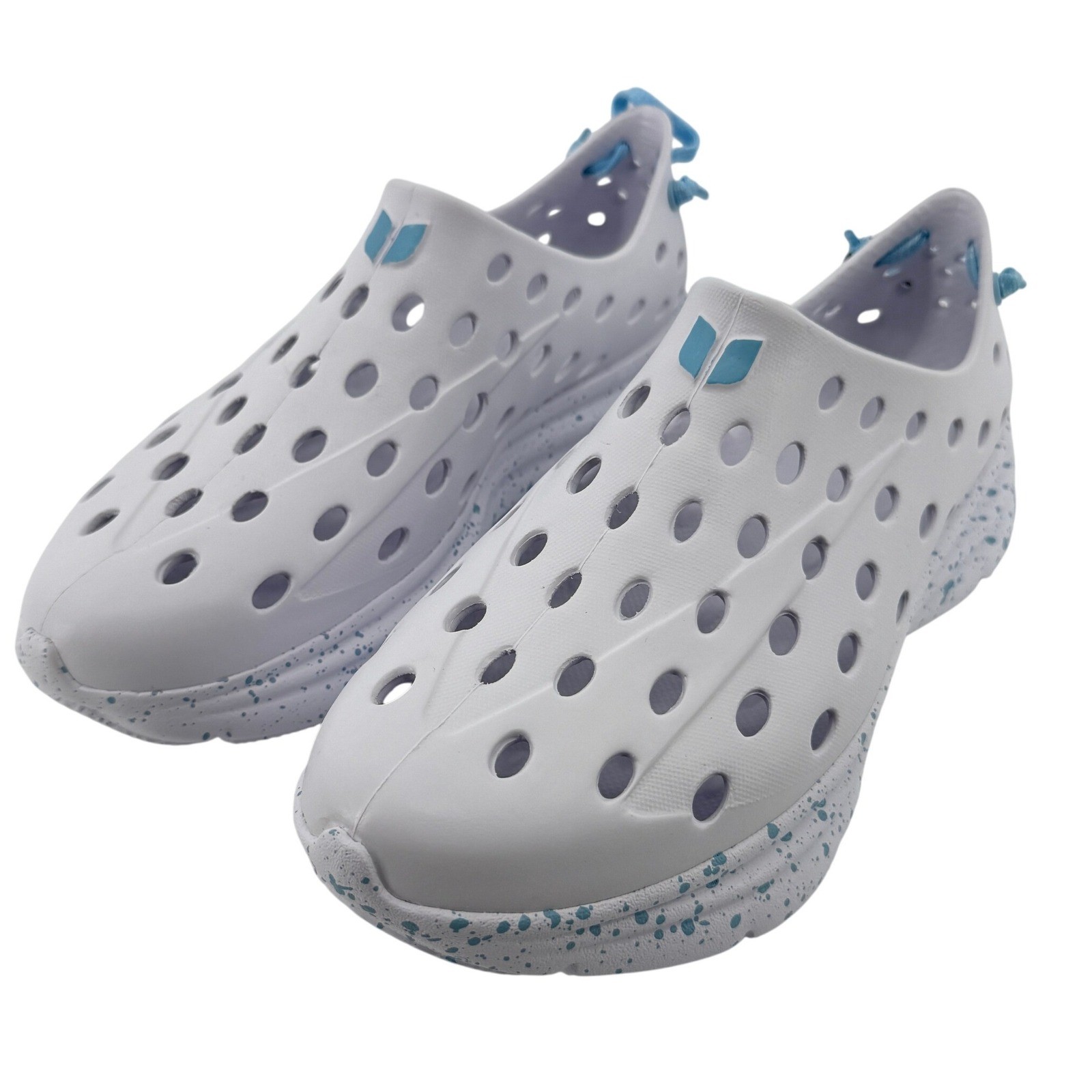 Kane Revive Active Recovery Shoe All White Light Blue Speckle Women 9 Men 7 Kane Revive Active Recovery Shoe All White Light Blue Speckle Women 9 Men 7