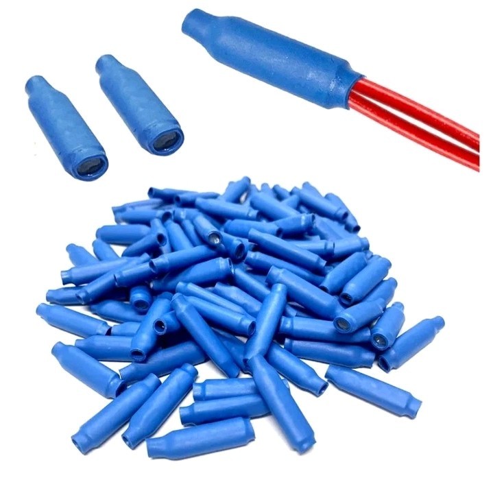 100PC Blue B Connectors Silicone Filled Wet B Wire Gel Telephone Alarm Wire C... 100PC Blue B Connectors Silicone Filled Wet B Wire Gel Telephone Alarm Wire C...