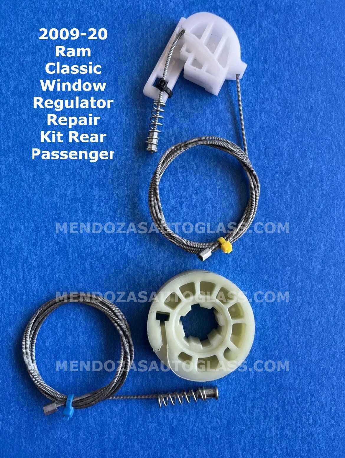 2009-20 Ram Classic 1500 Window Regulator Repair Kit Rear Passenger 2009-20 Ram Classic 1500 Window Regulator Repair Kit Rear Passenger