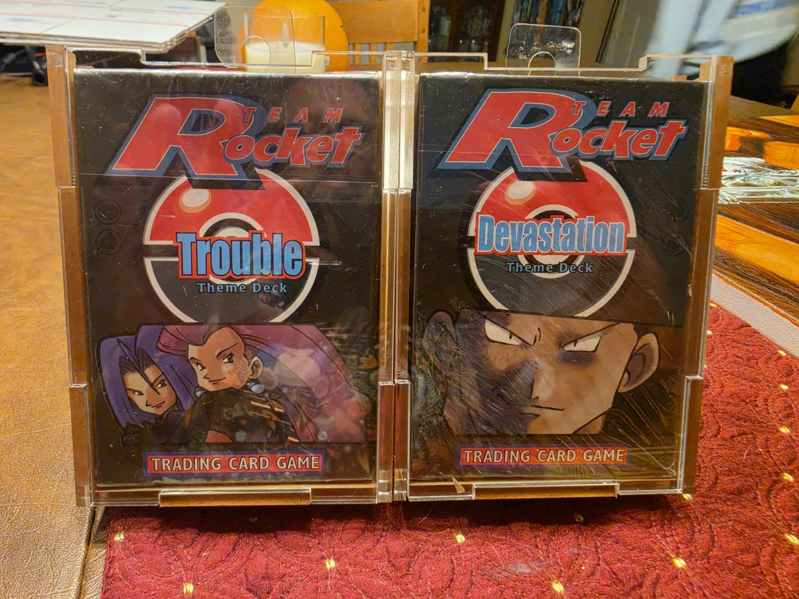 Two Team Rocket Theme Deck Trouble And Devastation Two Team Rocket Theme Deck Trouble And Devastation