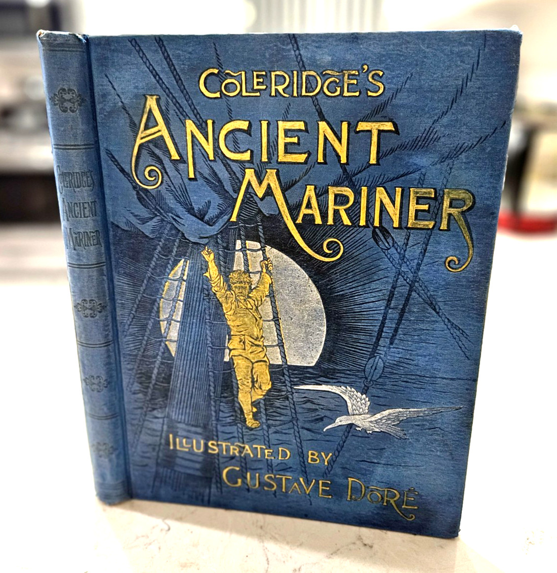 Coleridge's ANCIENT MARINER 1889 Gustave Dore' ALTEMUS edition antique book LRG. Coleridge's ANCIENT MARINER 1889 Gustave Dore' ALTEMUS edition antique book LRG.