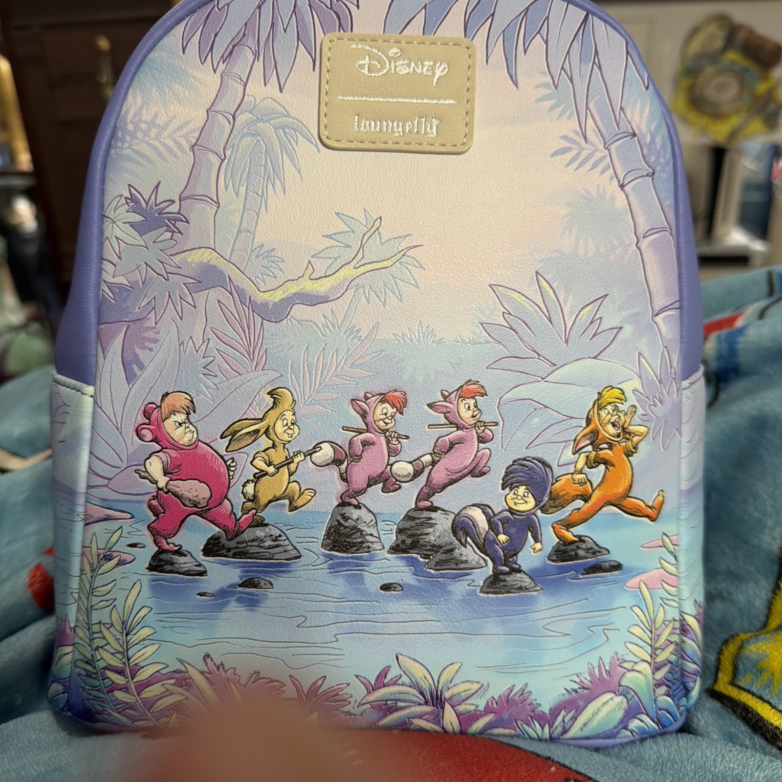 Loungefly Disney Peter Pan and the Lost Boys Mini Backpack And Disney Wallet
