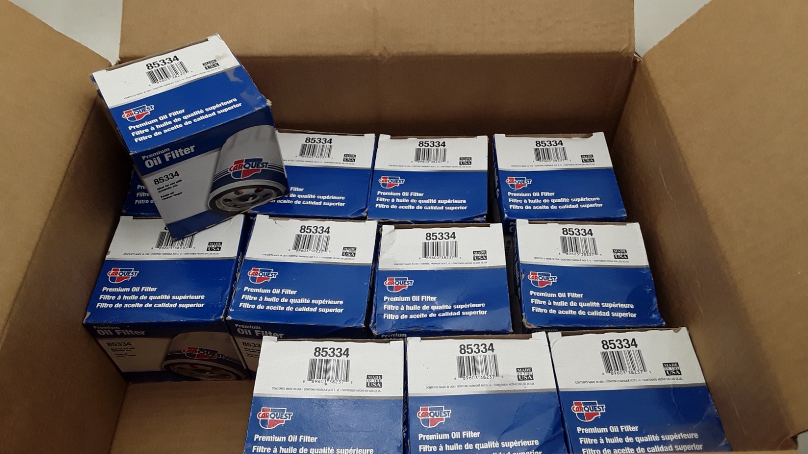(Lot of 12) CARQUEST PREMIUM Oil Filter 85334 Honda