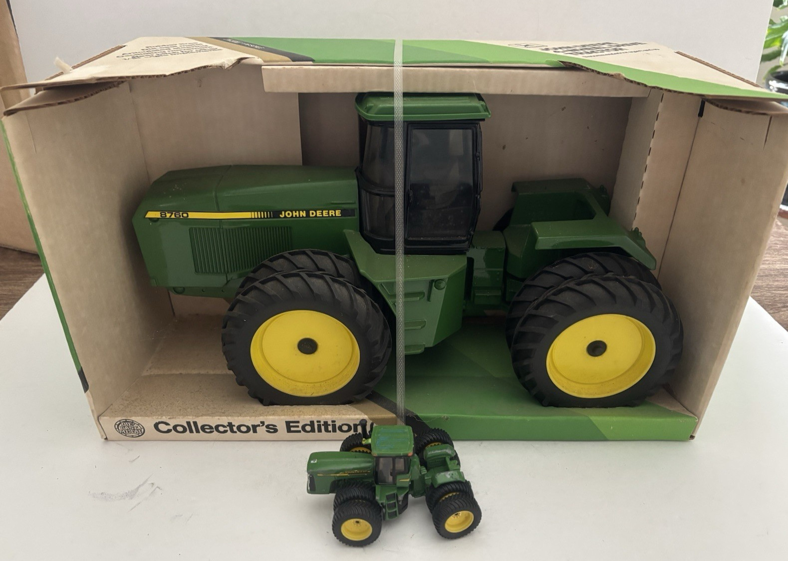 John Deere 8760 Collector's Edition 1/16th 4 Wheel Drive Tractor + 1/64 Tractor