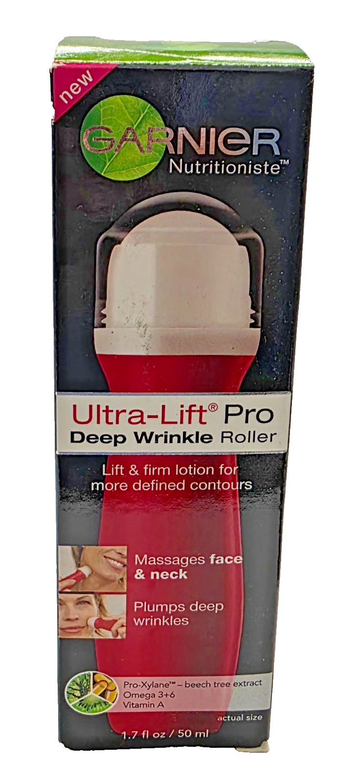 NEW Garnier Nutritioniste Ultra-Lift Pro Deep Wrinkle Roller, 1.7 oz