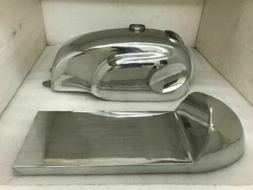 HONDA CB XS MANX TYPE ALUMINUM ALLOY CAFE RACER FUEL GAS PETROL TANK+SEAT HOOD