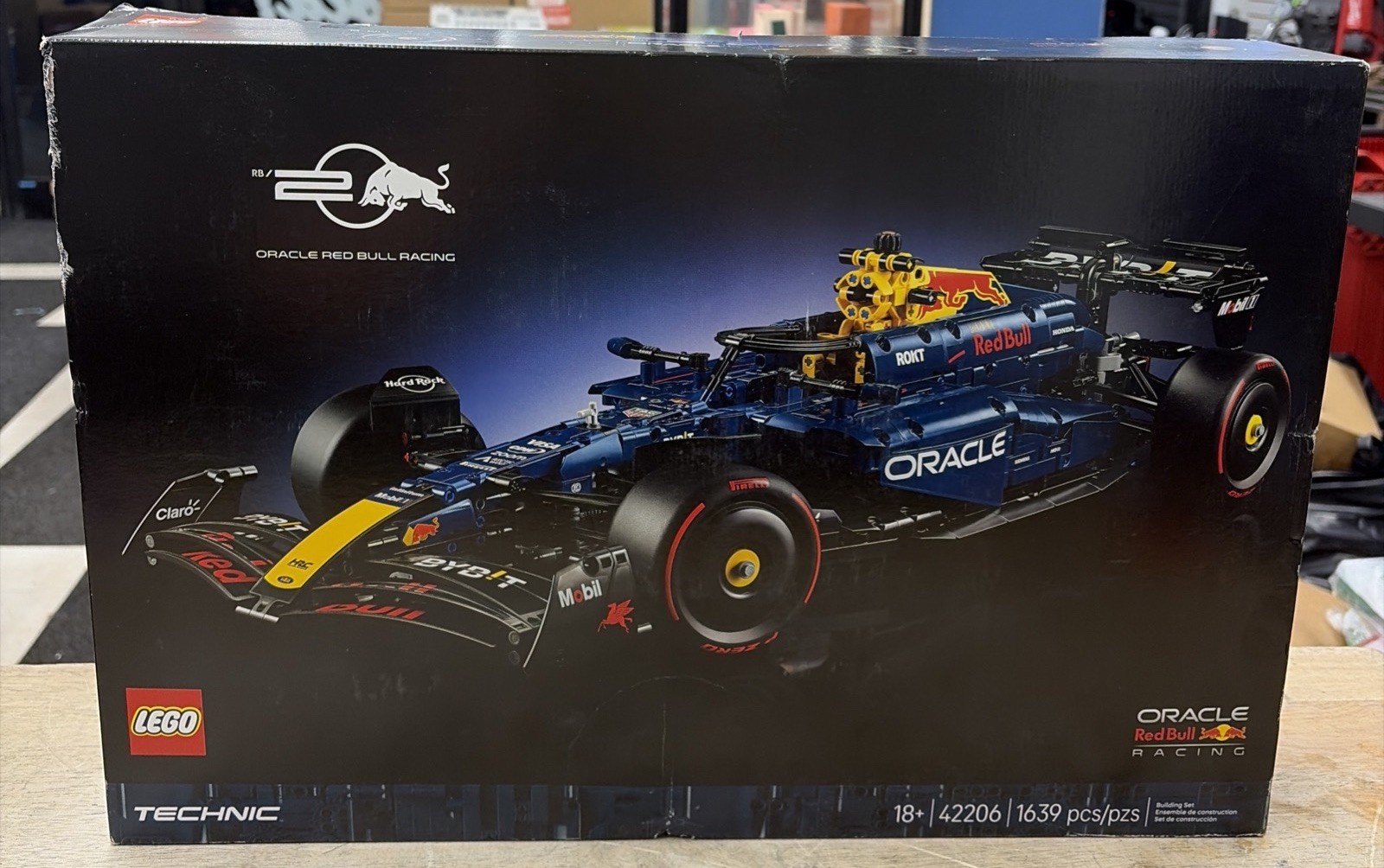 LEGO Technic Oracle Red Bull Racing RB20 F1 Car SET 42206, 1639 pcs, 18+ LEGO Technic Oracle Red Bull Racing RB20 F1 Car SET 42206, 1639 pcs, 18+