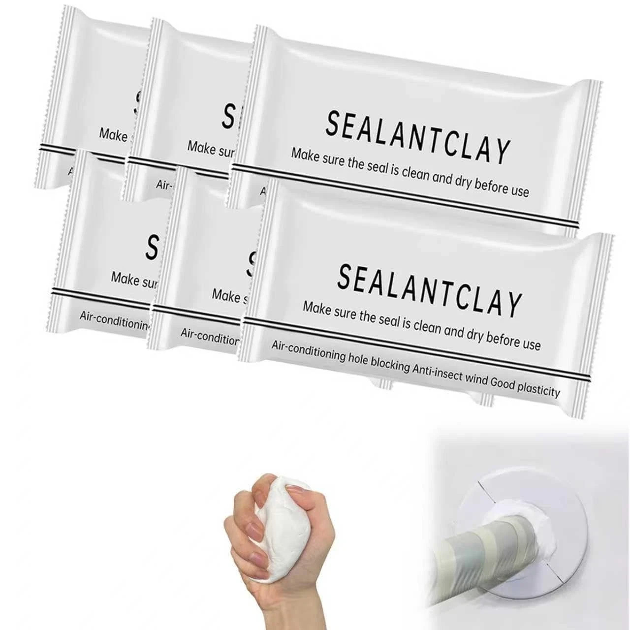 2026 Upgraded Moldable Sealant Clay, Faster Drying 6Pack Sealant Mastic, Qui... 2026 Upgraded Moldable Sealant Clay, Faster Drying 6Pack Sealant Mastic, Qui...
