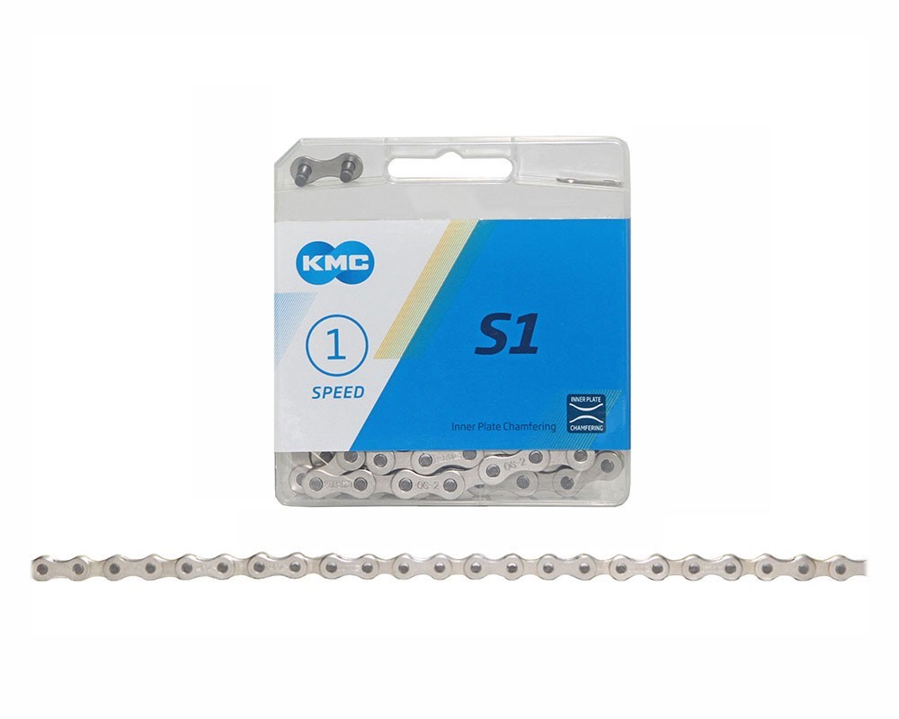 KMC Single Speed Bicycle Chain 1/2 x 1/8 x 112 LINKS 1 Speed Cruiser FIXIE BMX.