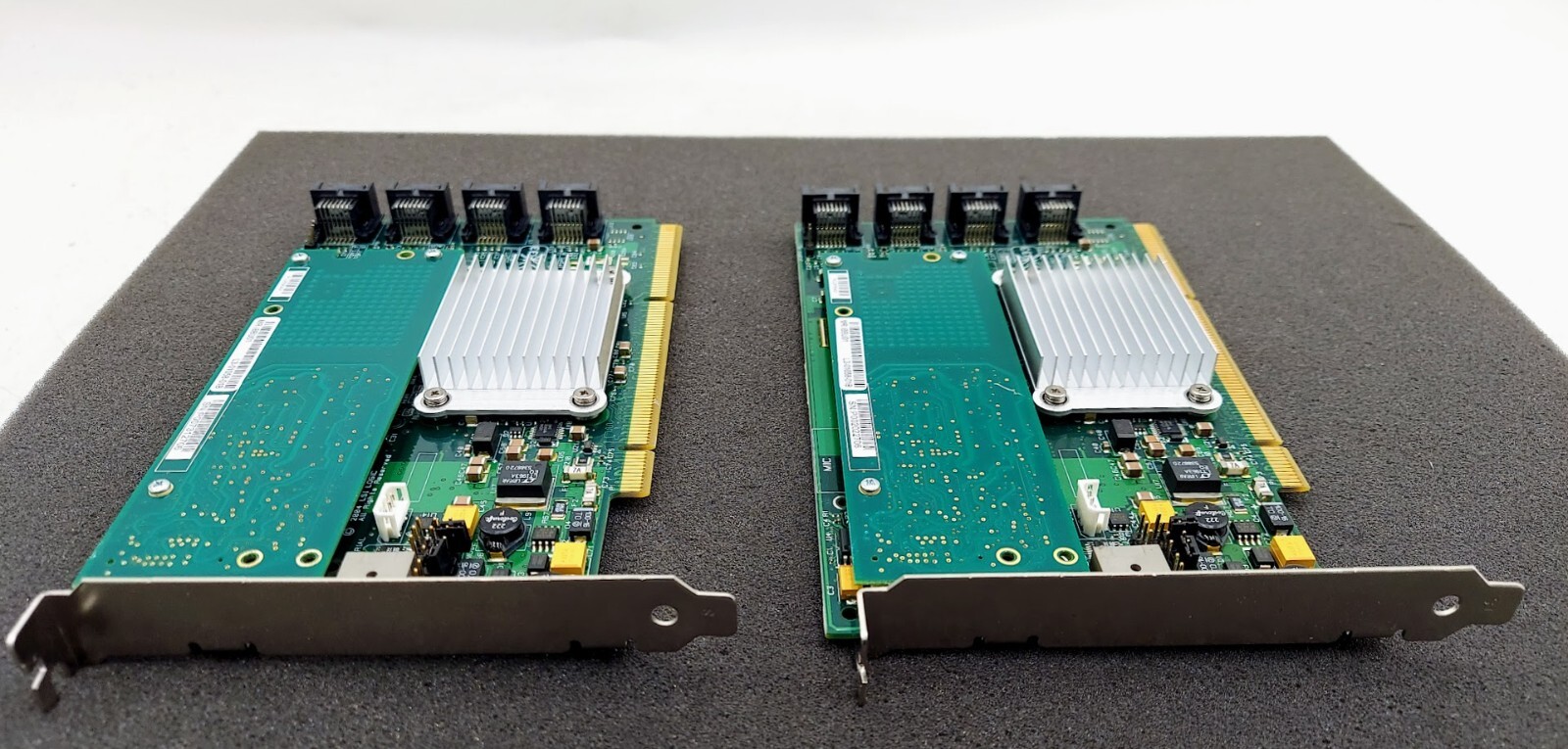 2x LSI Logic C89056-100 MegaRAID SATA300-8X RAID Controller Card w/ L3-01058-01B