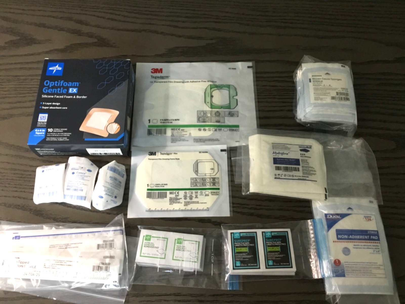 95-wound care items Hydrofera blue, gauze pads, dressings, optifoam, bandages 95-wound care items Hydrofera blue, gauze pads, dressings, optifoam, bandages