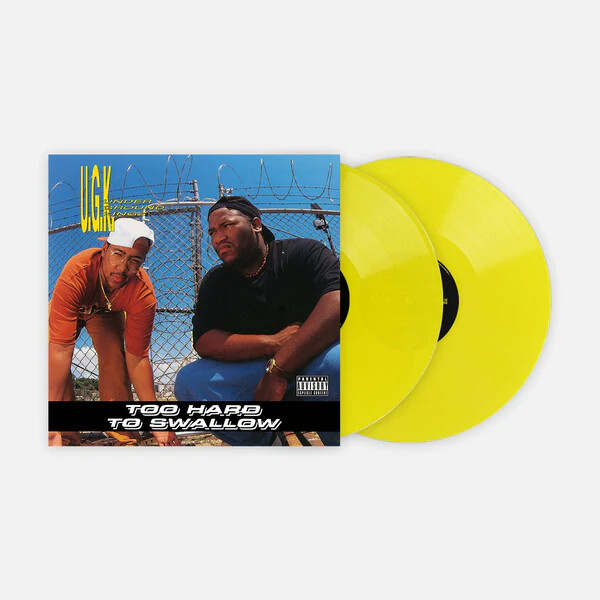 UGK UNDERGROUND KINGZ TOO HARD TO SWALLOW VINYL LIMITED YELLOW LP PIMP C, BUN B