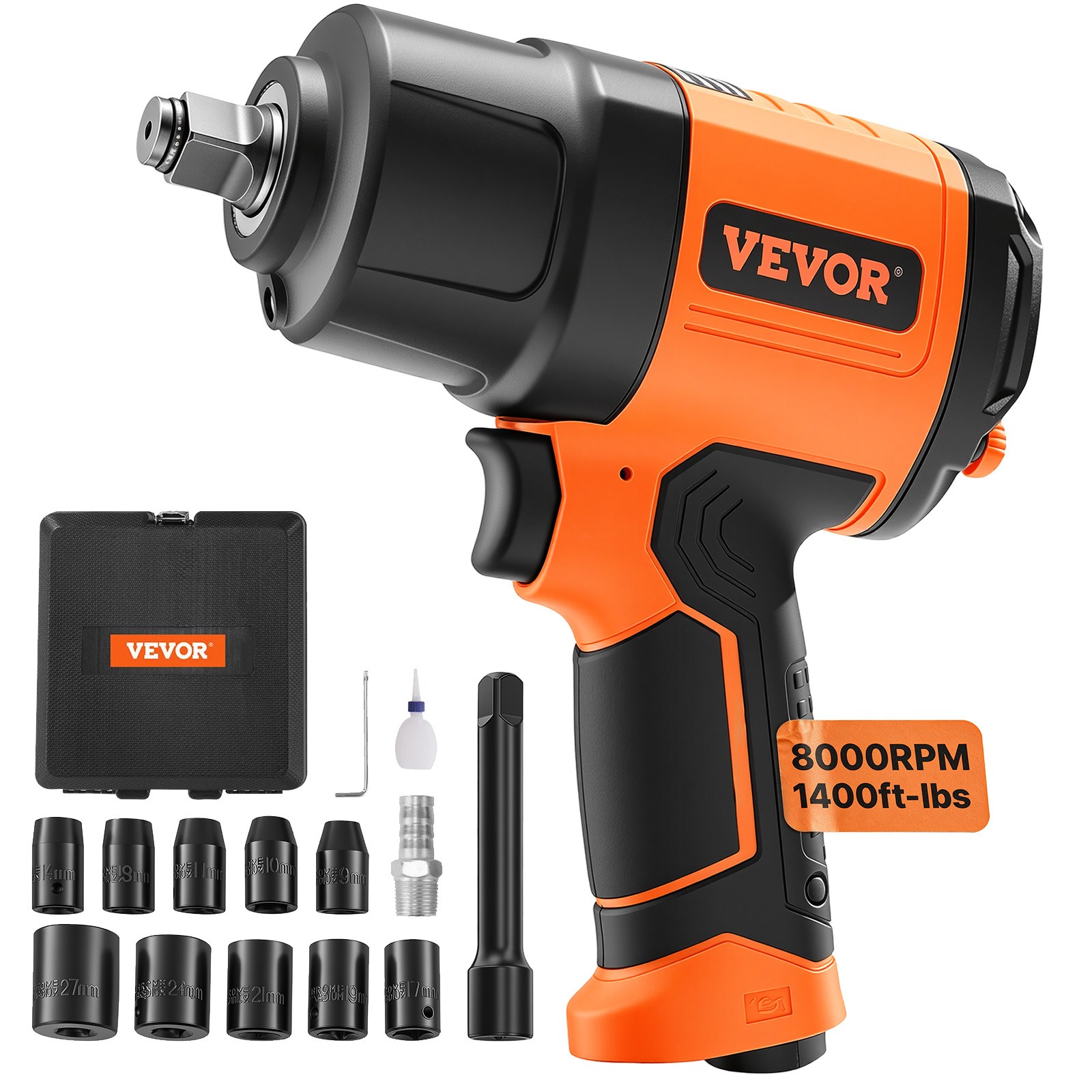 VEVOR Air Impact Wrench 1/2