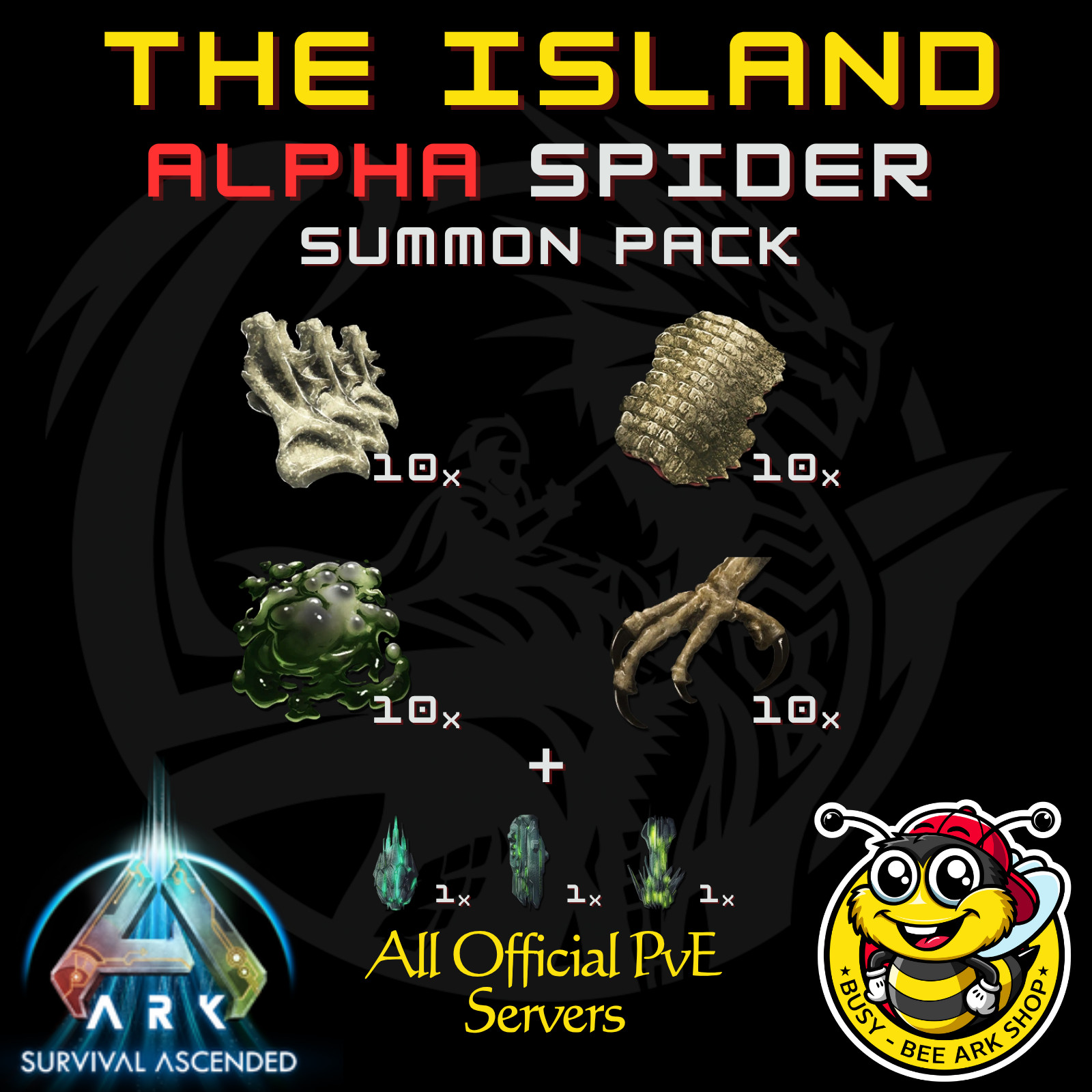 ARK-Survival-Ascended-PvE-Bosses-Summon-Packs-PC-XBOX-PS5-ASA-BusyBee