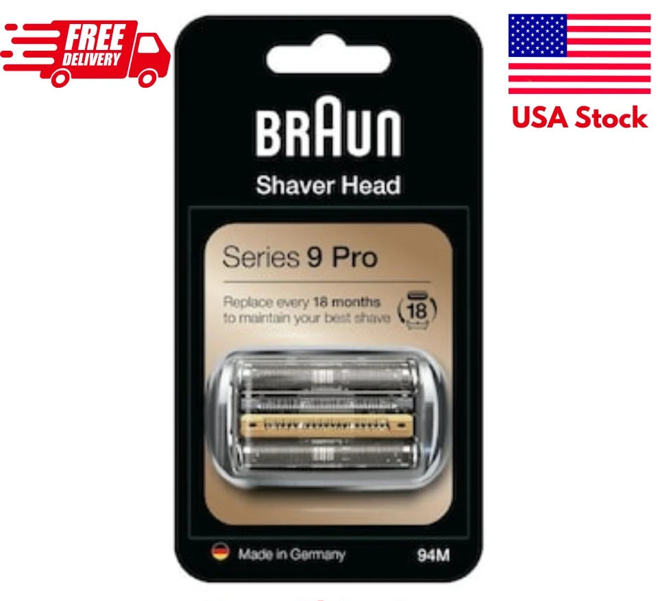 Braun 94M Series 9 Pro Electric Shaver Head Replacement Foil Cutter