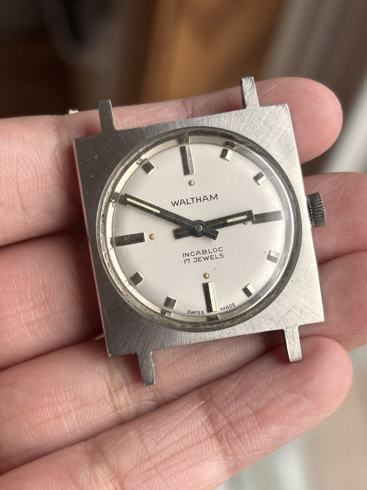 1959 vintage Waltham All Stainless Square Watch 1959 vintage Waltham All Stainless Square Watch